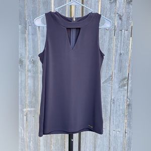 MICHAEL KORS Women’s Sleeveless Black Elegant Top